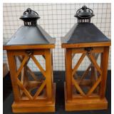 Wooden and Metal Lanterns