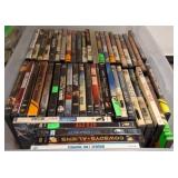 DVDs in Plastic Bin