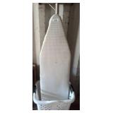 Ironing Board with Grid Cover and Basket