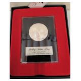 1988 Sterling Silver Franklin Mint Proof Medal