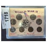 World War II Obsolete Coin Collection Set