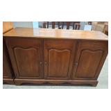 Cochran Wood Cabinet with Triple Doors