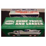 Hess Toy Vehicles: Emergency Truck & Dump Truck