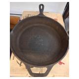 Lodge USA No. 9 Cast Iron Skillet