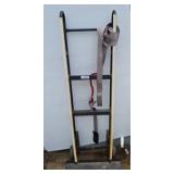 Two-Wheeled Appliance Hand Truck With Straps