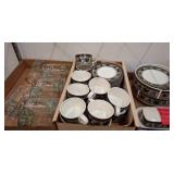 Mikasa Arabella Pattern Dinnerware and Glassware