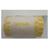 Loomis Roll of Half Dollar Coins