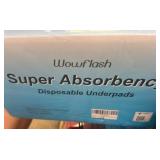 Wowflash Disposable Underpads, Super Absorbency