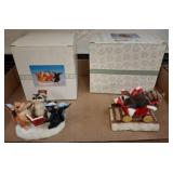 Charming Tails Resin Holiday Figurine Set