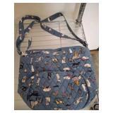 Vera Bradley Quilted Bag with Cat Print