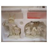 Snowbunnies Figurines with Original Packaging