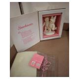 Snowbunnies Porcelain Figurine with Original Box