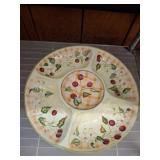 Zrike Ceramic Divided Serving Tray