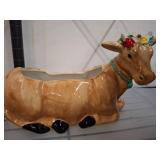 Pioneer Woman Cow-Shaped Ceramic Planter