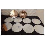 Round Glass Mirrors, 10-inch Diameter