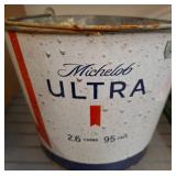 Michelob Ultra Metal Bucket with Golf Balls