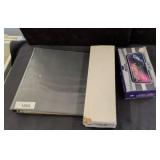 Binder, Mixed Sports Cards, and Star Trek Box