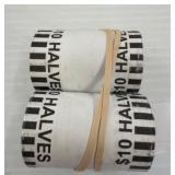 Two Rolls of Half Dollar Coins