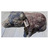 Concrete Pig-Shaped Decorative Figure