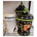 Certified International Handpainted Canisters