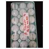 18 Titleist Pro V1x and AVX Golf Balls