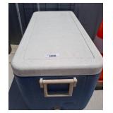 Coleman Large Blue and White Plastic Cooler