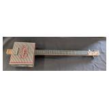 Cigar Box String Instrument with Wooden Neck