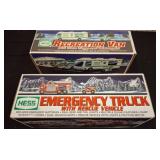 Hess Emergency Truck and Recreation Van Boxes