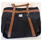 Journeyman Black and Brown Tote Bag