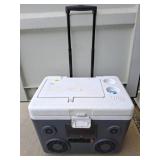 Kool Max 40 Quart Rolling Cooler with Speakers