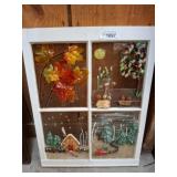 Decorative Stained Glass Window Panel