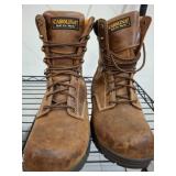 Carolina Work Boots, Leather Upper, Size 9.5 2E