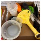 Kitchen Tools in Yellow and Clear