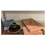 Green Pitcher with Dish, Book, and Styrofoam Panel