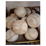Used Baseballs with Visible Wear