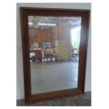Rectangular Wood-Framed Wall Mirror, 31ï¿½43