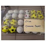 24 Chrome Soft Golf Balls