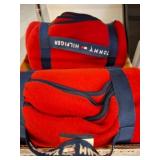 Tommy Hilfiger Red Blankets with Straps