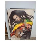 Framed Bob Marley Poster, 24x36