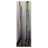 Hockey Sticks Including Bauer and Graf