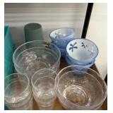 Glass and Plastic Tableware Set