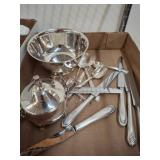 Silver-Plated Tableware and Paul Revere Bowl