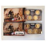 2007 2008 US Mint Presidential $1 Coin Proof Sets
