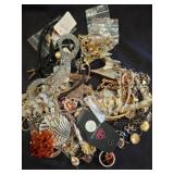 Costume Jewelry Lot with Mixed Materials