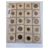 World Coins in Cardboard Holders