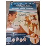Spin Spa Spinning Spa Brush with Attachments