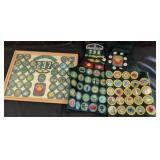 Girl Scouts Vest and Badge Display Collection