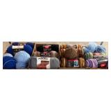 Red Heart and Caron Yarn Skeins