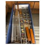 Metal Grill Baskets with Wooden Handles