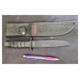 MTech USA Fixed-Blade Knife with Sheath